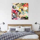 Crazy 2's canvas afdruk (Insitu (Slaapkamer))