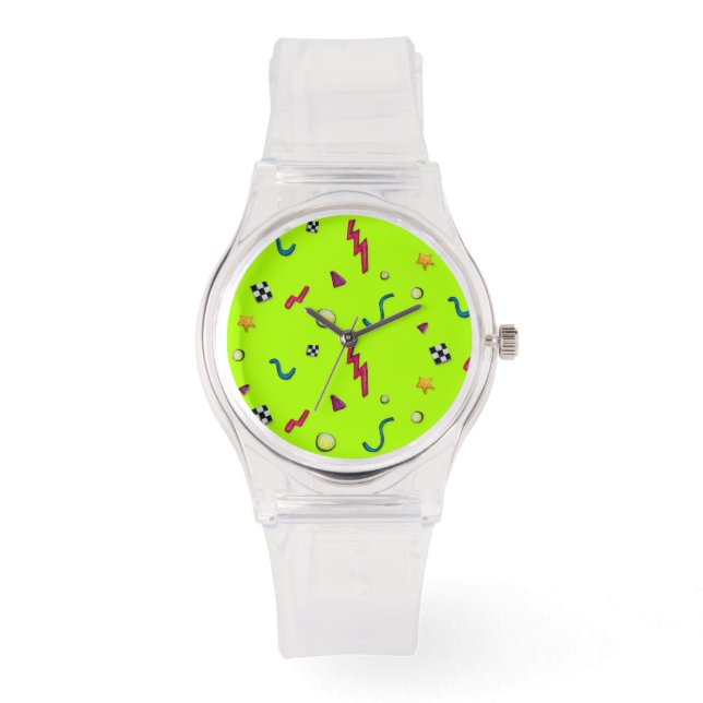 Crazy 80 - Pattern Horloge (Voorkant)