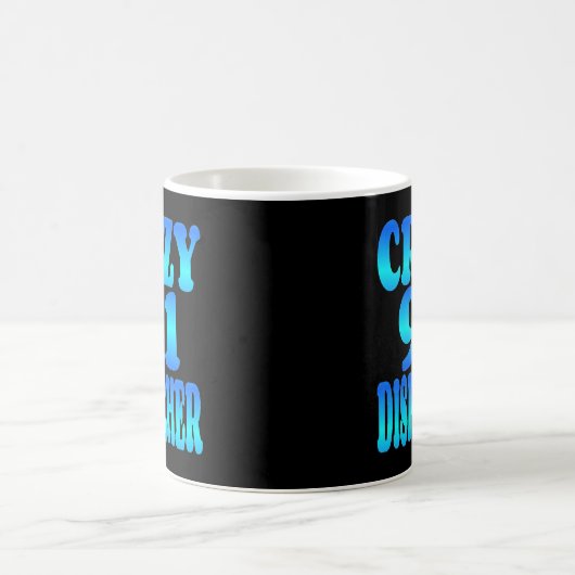 Crazy 911 Dispatcher Koffiemok (Center)