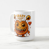 Crazy About You Monster Love Mug Koffiemok (Voorkant links)