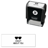Crazy About You Rubber Stamps & Ink Zelfinktende Stempel (In situ)
