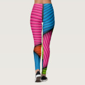 Crazy Abstract Funky Leggings (Achterkant)