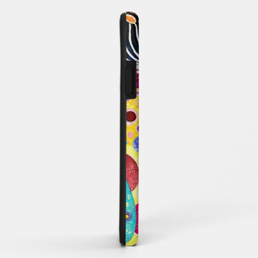 Crazy Abstracte Coole Katten Case-Mate iPhone Case (Achterkant/rechts)