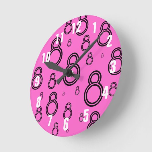 CRAZY ACHGHTS-klok Ronde Klok (Hoek)