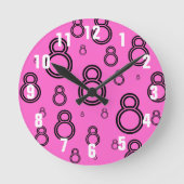 CRAZY ACHGHTS-klok Ronde Klok (Voorkant)