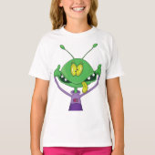 Crazy Alien Girls T-Shirt (Voorkant)