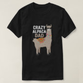 Crazy Alpaca Dad T-shirt (Design voorkant)