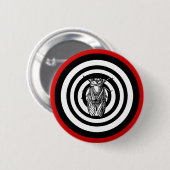 Crazy als Kafka Ronde Button 5,7 Cm (Voorkant /achterkant)