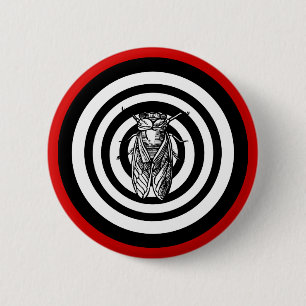 Crazy als Kafka Ronde Button 5,7 Cm