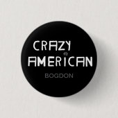 Crazy American beroemd gemaakt door Bogdon Button (Voorkant)