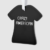 Crazy American Christmas Ornament (voorkant)
