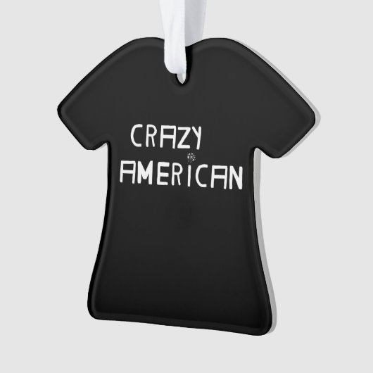 Crazy American Christmas Ornament (voorkant)