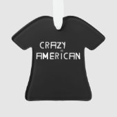 Crazy American Christmas Ornament (achterkant)