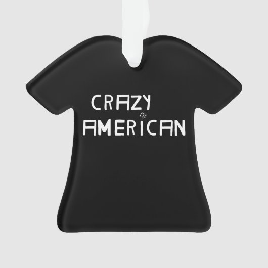 Crazy American Christmas Ornament (voorkant)