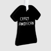Crazy American Christmas Ornament (voorkant)