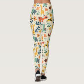 Crazy Animals Kleurrijke Patroon Leggings (Achterkant)