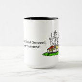 Crazy Antenna Mobile Home Ham Radio Mok #2 (Midden)