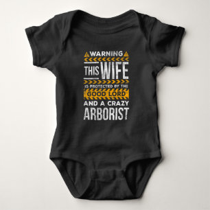 Crazy Arborist Wife Christelijke Moeder Romper