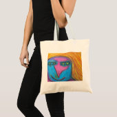 Crazy Art 1 boodschappentas Tote Bag (Voorkant (product))