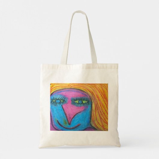 Crazy Art 1 boodschappentas Tote Bag (Achterkant)