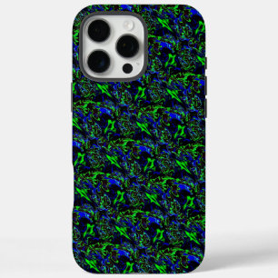 Crazy Artdeco in Funky Rainbow Style iPhone 16 Pro Max Hoesje