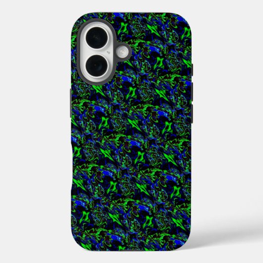 Crazy Artdeco in Funky Rainbow Style Case-Mate iPhone Case (Achterkant)