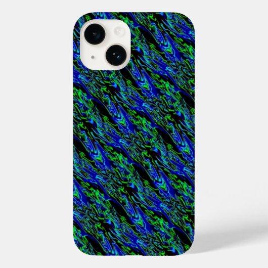 Crazy Artdeco in Funky Rainbow Style Case-Mate iPhone Case (Achterkant)