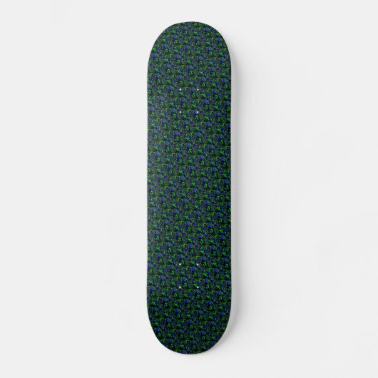 Crazy Artdeco in Funky Rainbow Style Persoonlijk Skateboard (Voorkant)