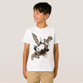 Crazy Attack Cat T-shirt (Voorkant volledig)