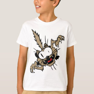 Crazy Attack Cat T-shirt
