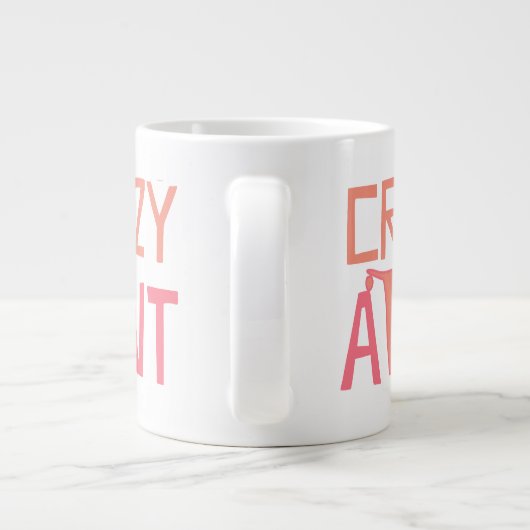 Crazy Aunt Grote Koffiekop (Achterkant)