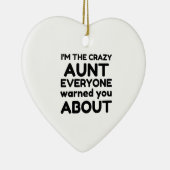 CRAZY AUNT KERAMISCH ORNAMENT (Rechts)