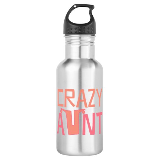 Crazy Aunt Waterfles (Voorkant)