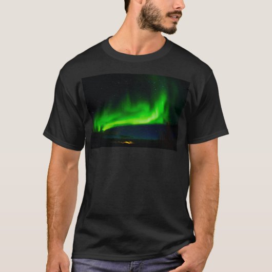 Crazy Aurora Flare, mooie noordelijke lichten T-shirt (Voorkant)
