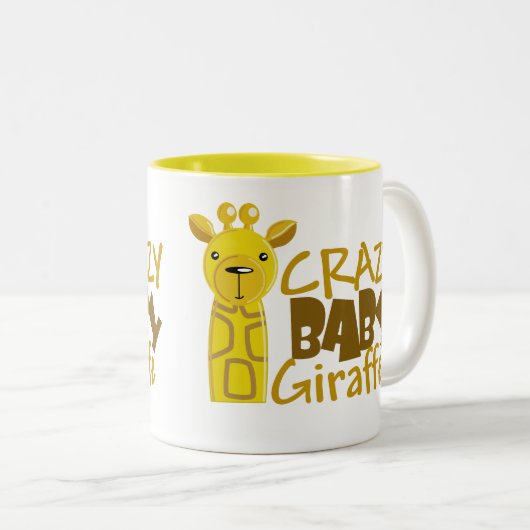 Crazy Baby Giraffe Mok (Voorkant rechts)