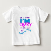 Crazy Babysitter T-shirt (Voorkant)