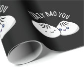 Crazy Bao You Funny Dimsum Pun Cadeaupapier (Rol Hoek)