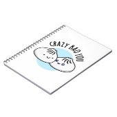 Crazy Bao You Funny Dimsum Pun Notitieboek (Linkerzijde)