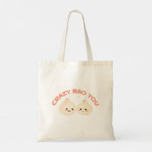 Crazy Bao You Schattig Koppel Kussensloop Set Tote Bag (Achterkant)