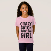 CRAZY BATON-TWIJFELT T-shirts, Kinder T-shirt (Voorkant volledig)