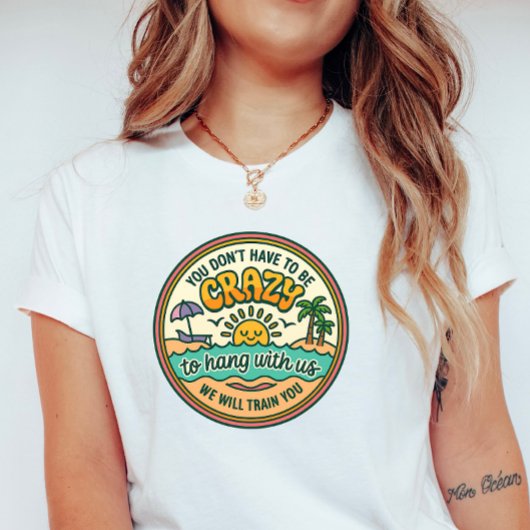 Crazy Beach Crew Retro T-shirt