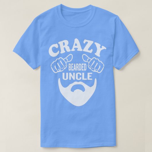 Crazy Bearded oom 4 T-shirt (Design voorkant)