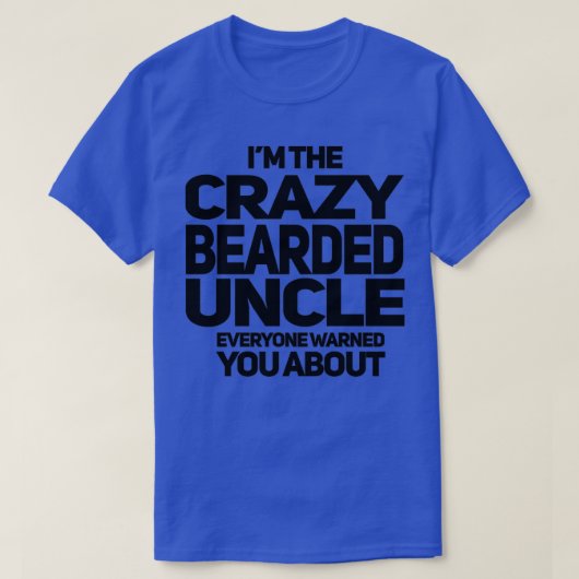 CRAZY BEARED UNCLE T-SHIRT (Design voorkant)