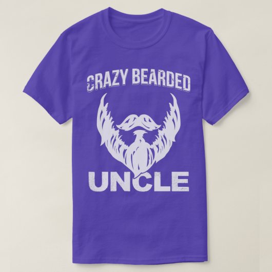 Crazy Bearted oom oom oom oom Beard Classic T-shirt (Design voorkant)