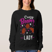 Crazy Beaver Lady Trui (Voorkant)