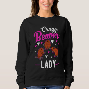 Crazy Beaver Lady Trui