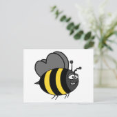Crazy Bee Briefkaart (Staand voorkant)