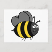 Crazy Bee Briefkaart (Voorkant)