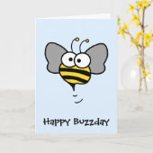 Crazy Bee Kaart (Gele Bloem)