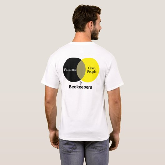 Crazy Beekeepers T-shirt (Achterkant volledig)
